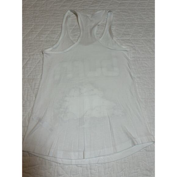 Burn Boot camp Wake Forest Racerback Tank S white blue women size Small - Picture 5 of 5
